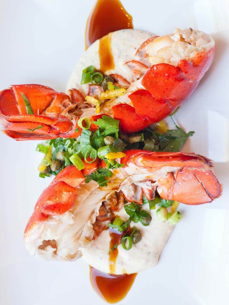 Buttered Lobster Tails with Aioli and Gremolata Tatyanas Everyday Food